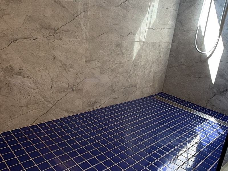 Shower, deep cleaned